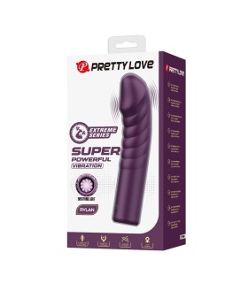 PRETTY LOVE RYLAND RECHARGEABLE VIBRATOR 10 FUNCTIONS PURPLE