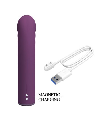 PRETTY LOVE RYLAND RECHARGEABLE VIBRATOR 10 FUNCTIONS PURPLE