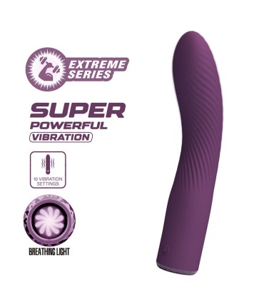 PRETTY LOVE KISSELL RECHARGEABLE VIBRATOR 10 FUNCTIONS PURPLE