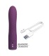 PRETTY LOVE KISSELL RECHARGEABLE VIBRATOR 10 FUNCTIONS PURPLE