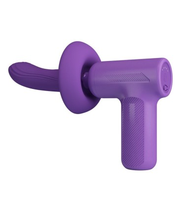 PRETTY LOVE VITO THRUSTING MASSAGE GUN 5 MODES PURPLE