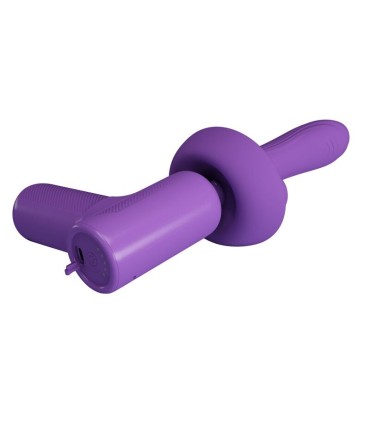 PRETTY LOVE VITO THRUSTING MASSAGE GUN 5 MODES PURPLE