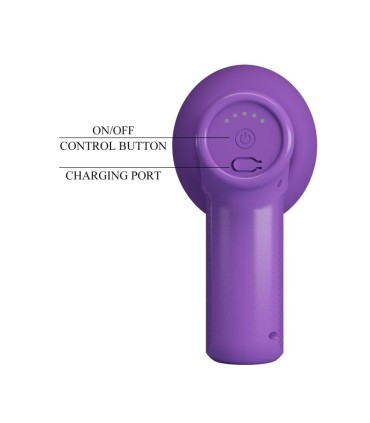 PRETTY LOVE VITO THRUSTING MASSAGE GUN 5 MODES PURPLE