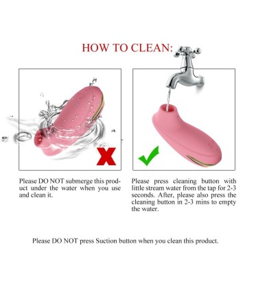 PRETTY LOVE OTIS CLITORAL SUCTION STIMULATOR 7 MODES PINK
