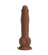 PRETTY LOVE EREN THRUSTING VIBRATING DILDO 205 CM O 45 CM BROWN
