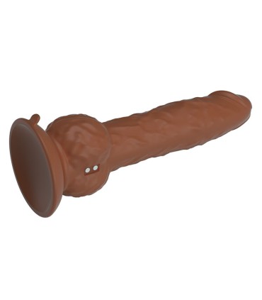 PRETTY LOVE EREN THRUSTING VIBRATING DILDO 205 CM O 45 CM BROWN