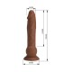 PRETTY LOVE EREN THRUSTING VIBRATING DILDO 205 CM O 45 CM BROWN