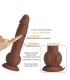 PRETTY LOVE EREN THRUSTING VIBRATING DILDO 205 CM O 45 CM BROWN