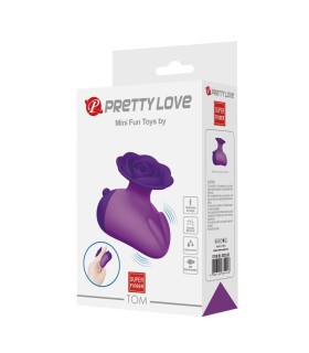 PRETTY LOVE RECHARGEABLE CLITORAL STIMULATOR 7 MODES PURPLE