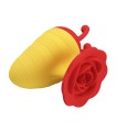 PRETTY LOVE - LITTLE BEE RECHARGEABLE CLITORAL STIMULATOR 7 MODES RED/YELLOW