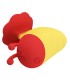 PRETTY LOVE LITTLE BEE RECHARGEABLE CLITORAL STIMULATOR 7 MODES RED YELLOW