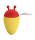 PRETTY LOVE LITTLE BEE RECHARGEABLE CLITORAL STIMULATOR 7 MODES RED YELLOW