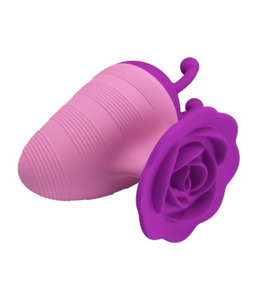 PRETTY LOVE LITTLE BEE RECHARGEABLE CLITORAL STIMULATOR 7 MODES PURPLE PINK