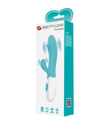 PRETTY LOVE SNAPPY VIBRADOR PUNTO G VERDE AGUA