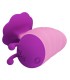 PRETTY LOVE LITTLE BEE RECHARGEABLE CLITORAL STIMULATOR 7 MODES PURPLE PINK