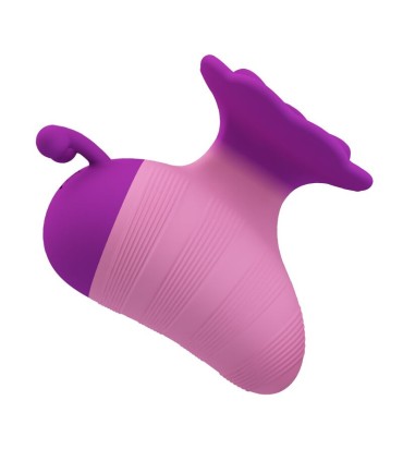 PRETTY LOVE LITTLE BEE RECHARGEABLE CLITORAL STIMULATOR 7 MODES PURPLE PINK