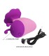 PRETTY LOVE LITTLE BEE RECHARGEABLE CLITORAL STIMULATOR 7 MODES PURPLE PINK