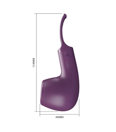 PRETTY LOVE PIPE STIMULATOR WITH 10 TAPPING SETTINGS PURPLE