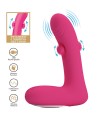 PRETTY LOVE - DUDEN RECHARGEABLE SILICONE VIBRATOR 12 VIBRATION MODES AND 3 ROCKING MODES PINK
