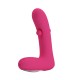 PRETTY LOVE DUDEN RECHARGEABLE SILICONE VIBRATOR 12 VIBRATION MODES AND 3 ROCKING MODES PINK