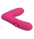PRETTY LOVE DUDEN RECHARGEABLE SILICONE VIBRATOR 12 VIBRATION MODES AND 3 ROCKING MODES PINK