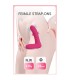 PRETTY LOVE DUDEN RECHARGEABLE SILICONE VIBRATOR 12 VIBRATION MODES AND 3 ROCKING MODES PINK
