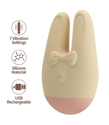 ROMANCE BUNNY EXTERNAL STIMULATOR 7 VIBRATION MODES