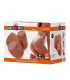 CRAZY BULL REALISTIC FEMALE TORSO MASTURBATOR DUAL ENTRY WITH VIBRATION AND SUCTION NATURAL COLOR