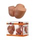 CRAZY BULL REALISTIC FEMALE TORSO MASTURBATOR DUAL ENTRY WITH VIBRATION AND SUCTION NATURAL COLOR