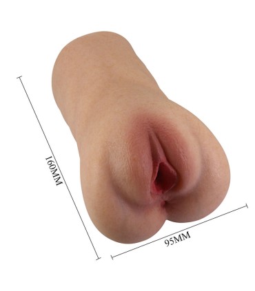 PRETTY LOVE OTTILIE REALISTIC SILICONE VAGINA MASTURBATOR COMPACT NATURAL