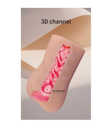 PRETTY LOVE OTTILIE REALISTIC SILICONE VAGINA MASTURBATOR COMPACT NATURAL