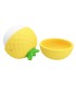 PRETTY LOVE RECHARGEABLE SUCTION AND THRUSTING CLITORAL STIMULATOR YELLOW