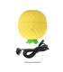 PRETTY LOVE RECHARGEABLE SUCTION AND THRUSTING CLITORAL STIMULATOR YELLOW