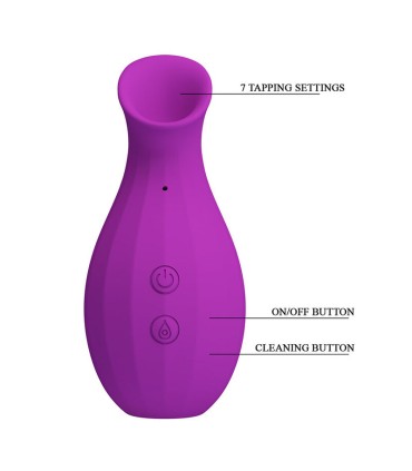 PRETTY LOVE MAGIC BOTTLE RECHARGEABLE CLITORAL SUCTION STIMULATOR PURPLE
