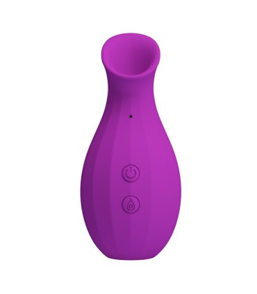 PRETTY LOVE MAGIC BOTTLE RECHARGEABLE CLITORAL SUCTION STIMULATOR PURPLE