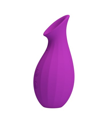 PRETTY LOVE MAGIC BOTTLE RECHARGEABLE CLITORAL SUCTION STIMULATOR PURPLE