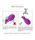 PRETTY LOVE MAGIC BOTTLE RECHARGEABLE CLITORAL SUCTION STIMULATOR PURPLE