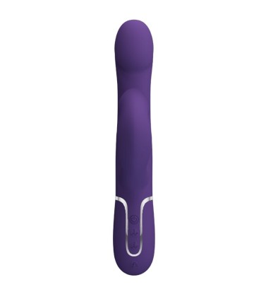 PRETTY LOVE ZALIN VIBRADOR RABBIT PERLAS 4 EN 1 MORADO