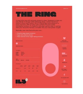 JE JOUE ILY COCK RING VIBRATING PENIS RING