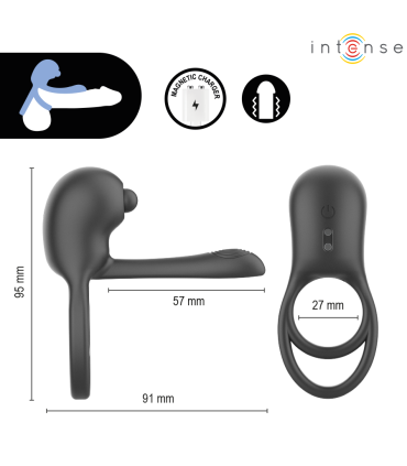 INTENSE SPIKE REMOTE CONTROL VIBRATING PENIS RING