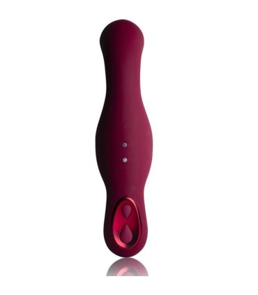 ROCKS OFF RUBY GLOW BLUSH VIBRADOR G SPOT ROJO