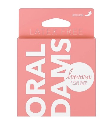LOOVARA ORAL DAMS LATEX FREE ORAL BARRIERS 3 PCS