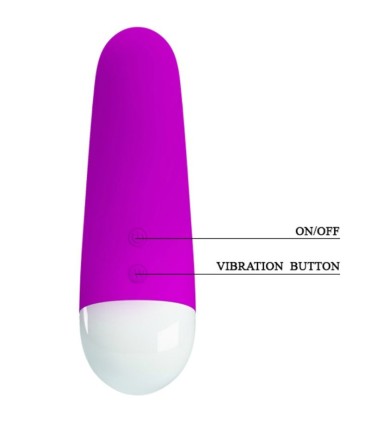 PRETTY LOVE LUTHER MINI VIBRADOR 30 MODOS VIBRACION