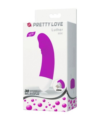 PRETTY LOVE LUTHER MINI VIBRADOR 30 MODOS VIBRACION