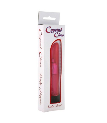 SEVEN CREATIONS CRYSTAL CLEAR VIBRATOR LADY ROSA