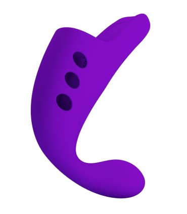 PRETTY LOVE GORGON VIBRADOR DE DEDO RECARGABLE MORADO