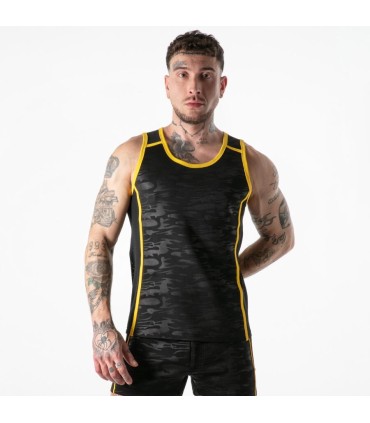 LOCKER GEAR FULL MILITARY ACCESS TANKTOP YELLOW S