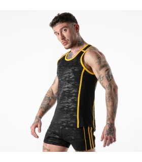 LOCKER GEAR FULL MILITARY ACCESS TANKTOP YELLOW S