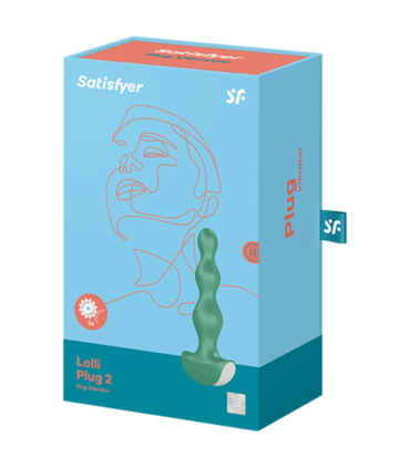 SATISFYER LOLLI PLUG 2 PLUG VIBRATOR VERDE