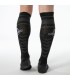 LOCKER GEAR FULL MILITARY KNEE HIGH SOCKS BLACK ONE SIZE